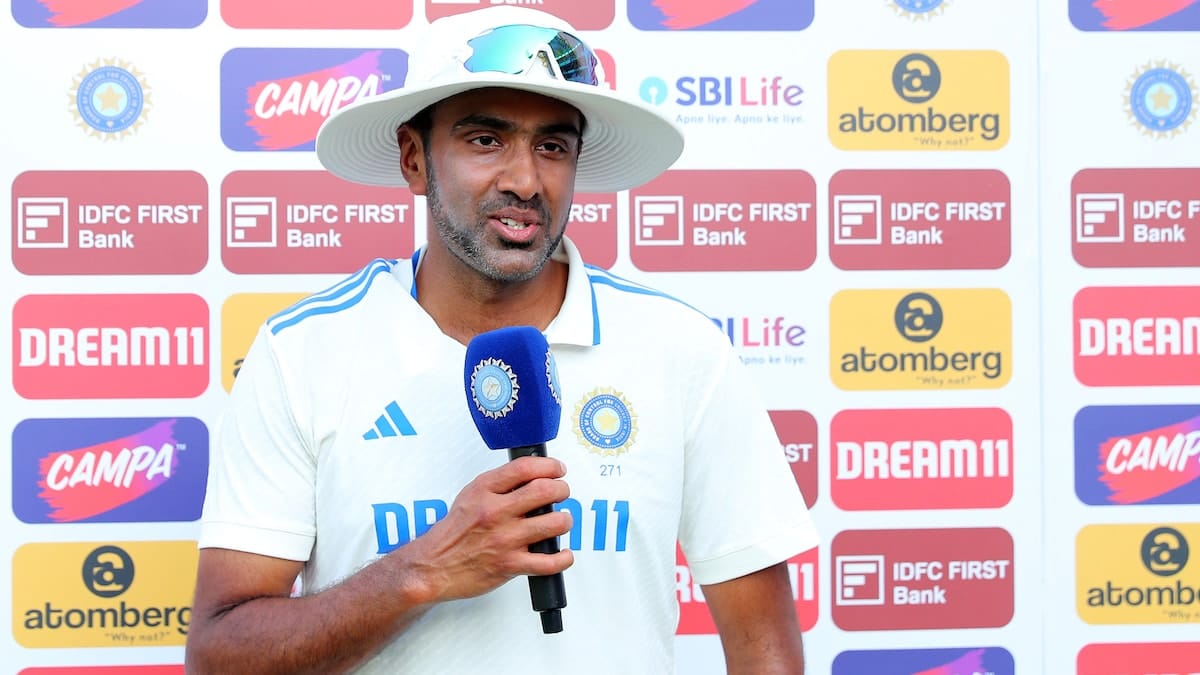 Ashwin stated that '500 is done and dusted' and that there is now a game 'hanging in the balance'