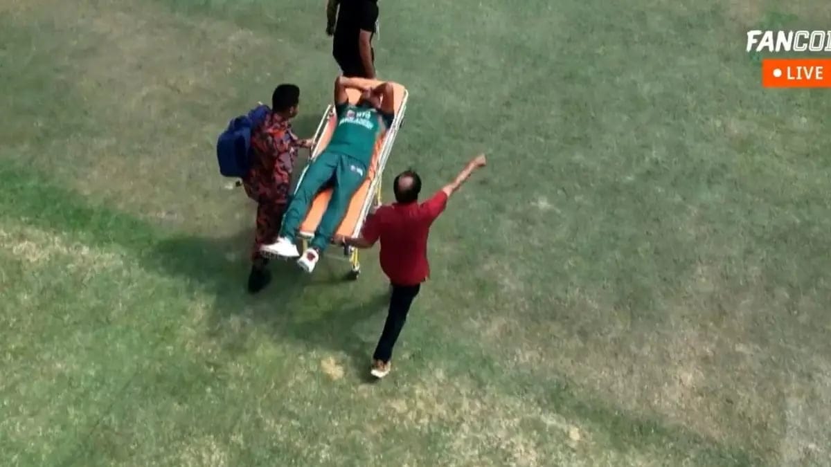 Mustafizur Rahman stretchered off as CSK's injury crisis escalates